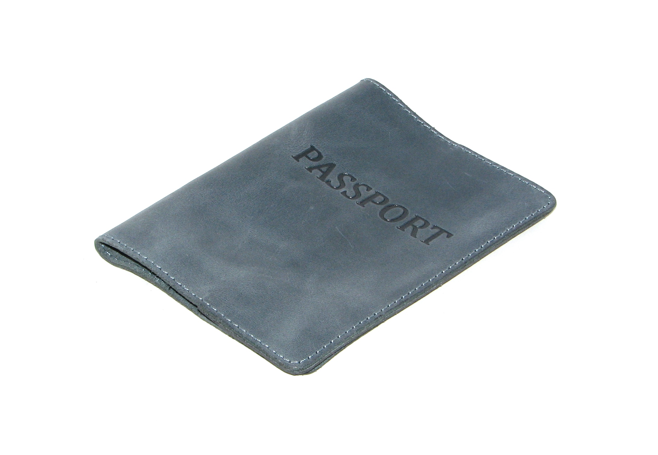 Шкіряна Обкладинка на Паспорт DNK Leather Passport-H синя Шкіряна Обкладинка на Паспорт DNK Leather Passport-H синя